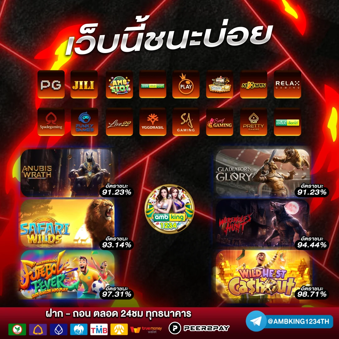 ค้นหาเกมสล็อต - แบนเนอร์โปรโมชั่น