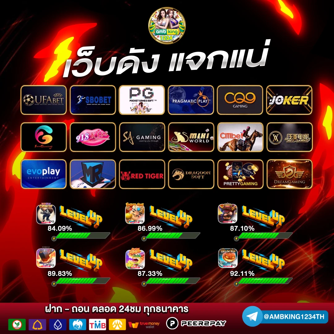 การพนันออนไลน์ได้เงินจริง - แบนเนอร์โปรโมชั่น